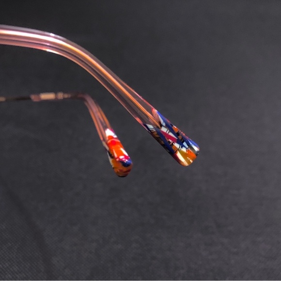 MISSONI Cat Eye Sunglasses w/ Genuine Missoni Fabric Inserts NWT - Picture 11 of 16